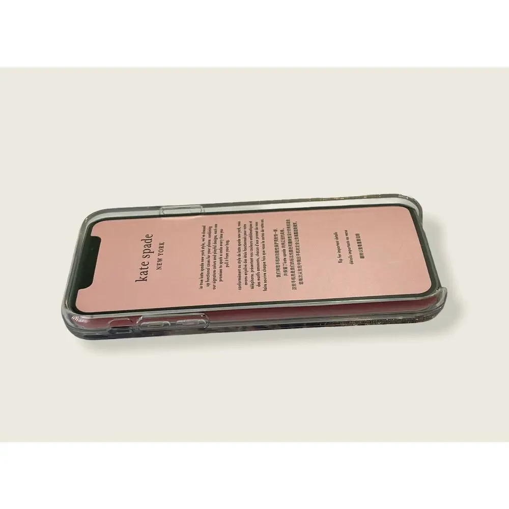 Kate Spade Festive Clear Liquid IPhone Xs/X Case